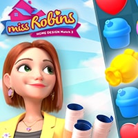 Miss Robins: Home Design Match 3