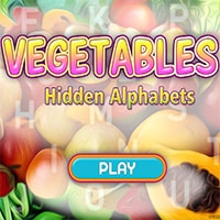 Vegetables Hidden Alphabets